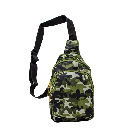 Camo Crossbody Sling Bag