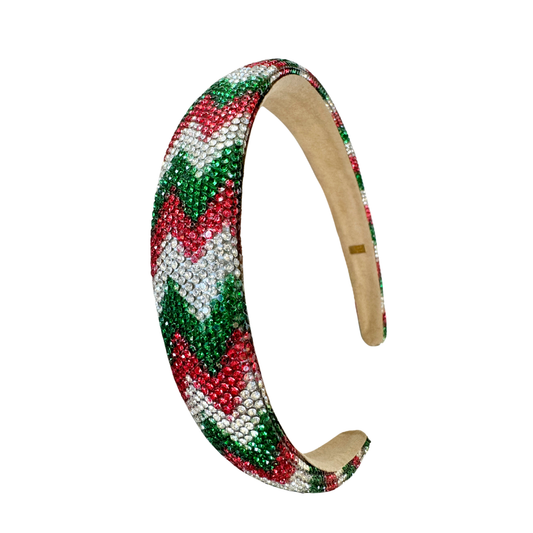 Crystal Holiday Aztec Headband