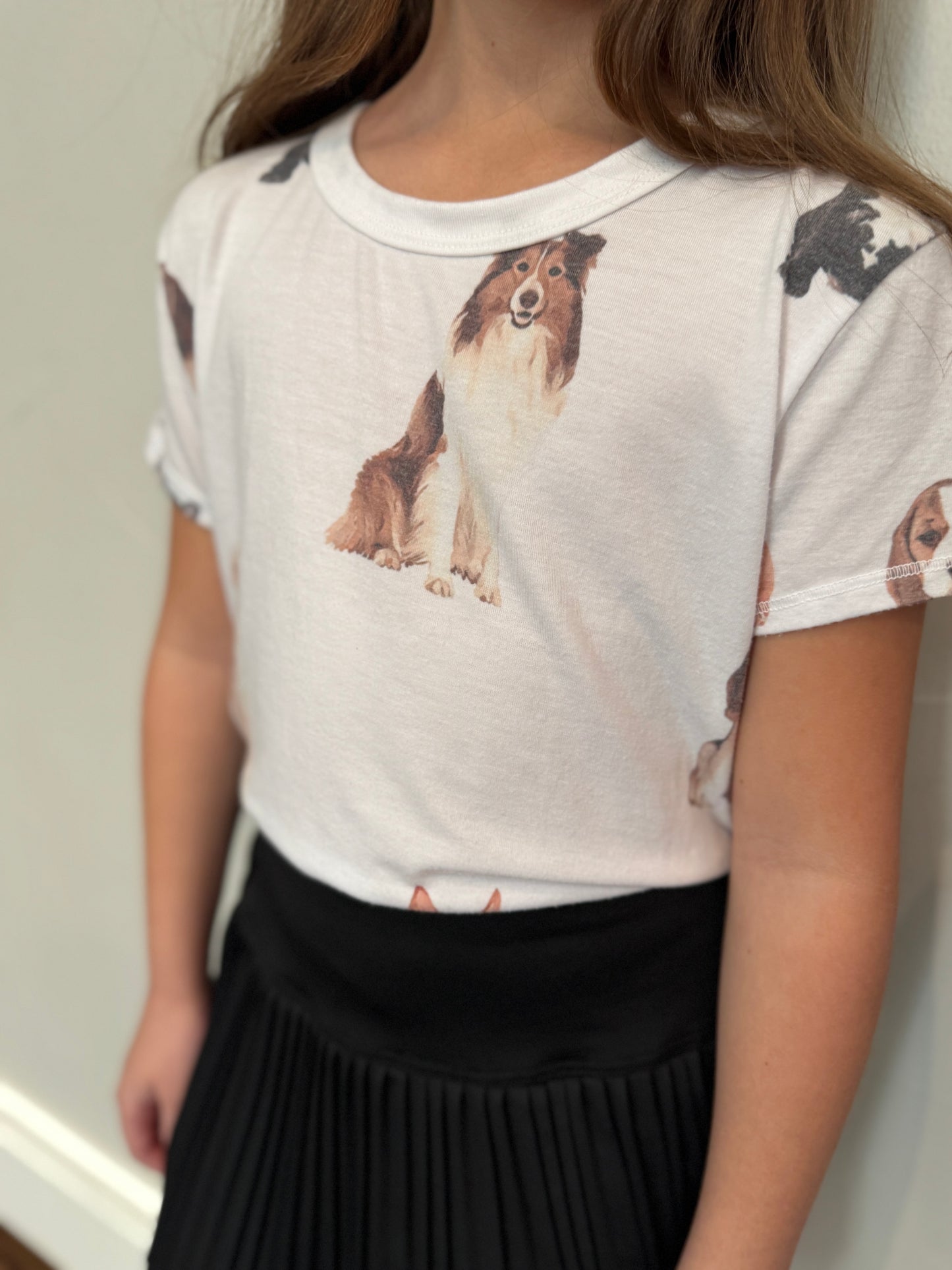 Girls Puppy Love Boxy Tee 🐾💖