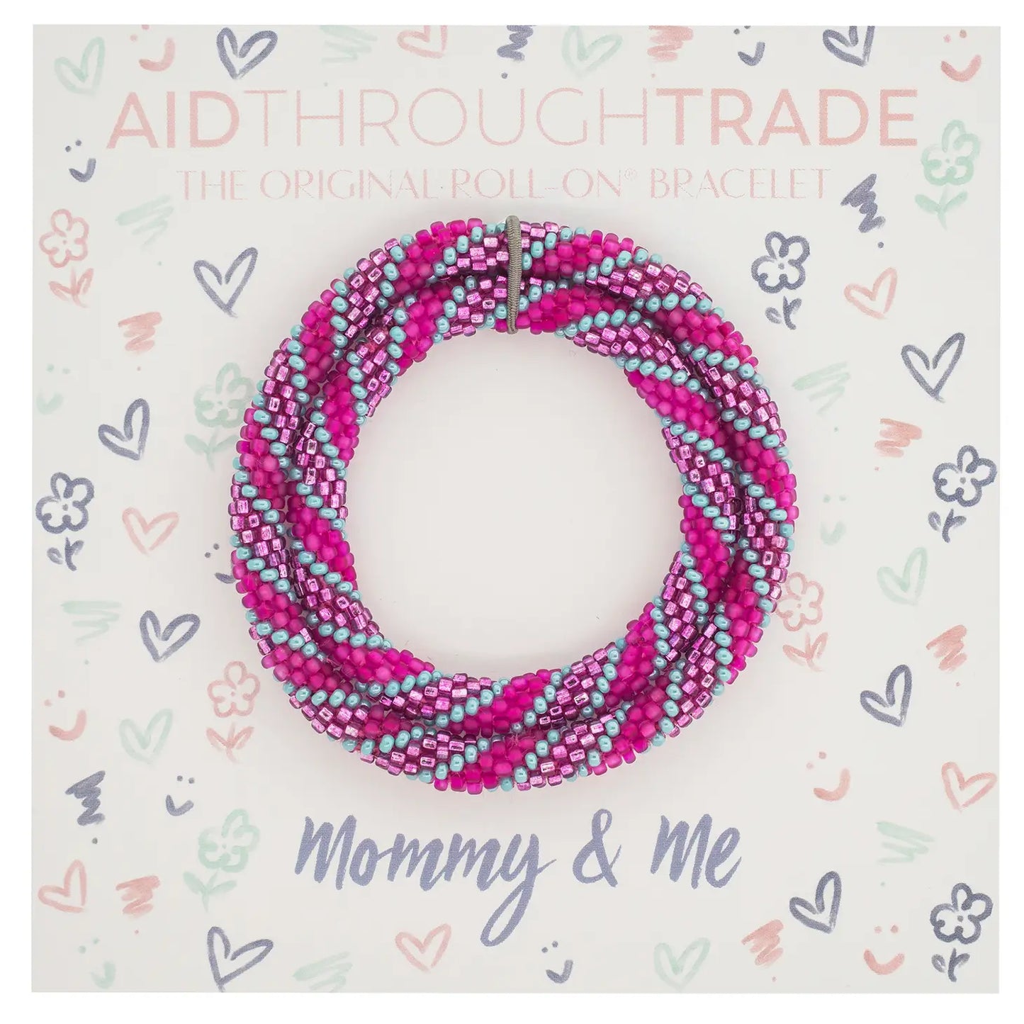 Juego de pulsera enrollable para niñas Mommy &amp; Me: Princesa