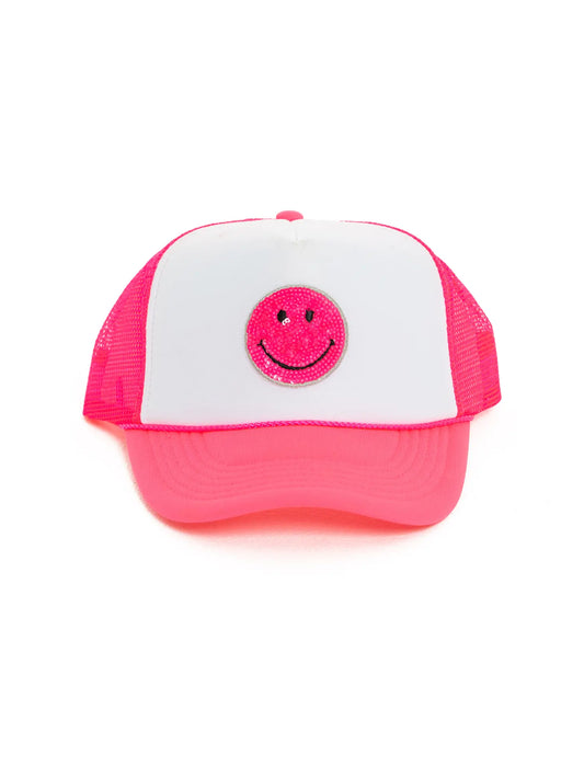 Girls/Boys Happy Face Trucker Hat