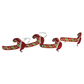 Holiday Crystal Reindeer/candy cane Headband