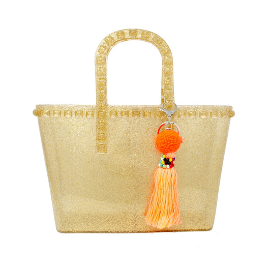 Gold Jelly Tote Bag