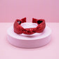 Girls Red Sequin Knotted Headband