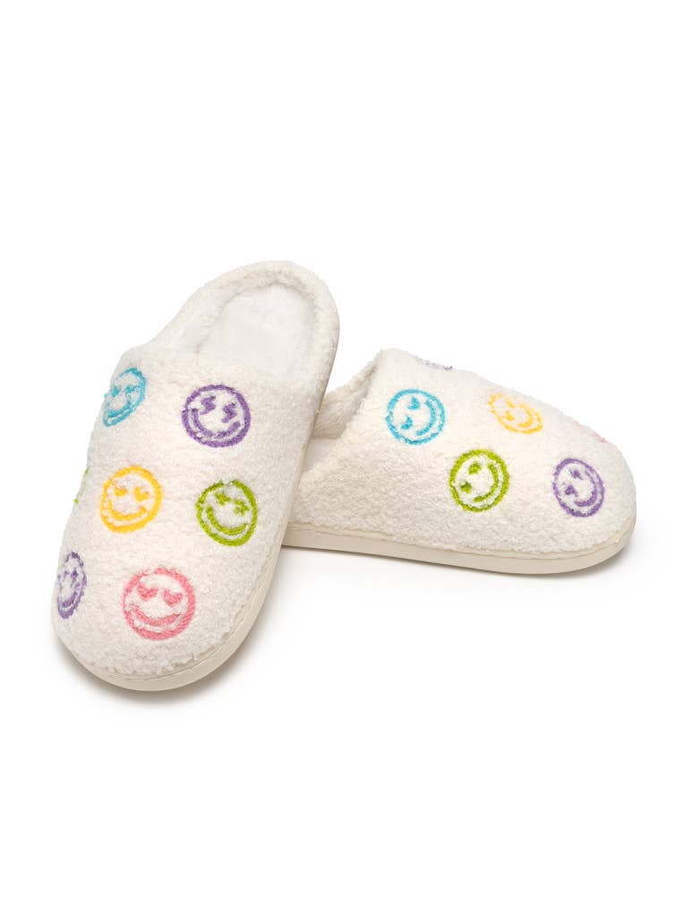 Women's Smiley Face Slippers