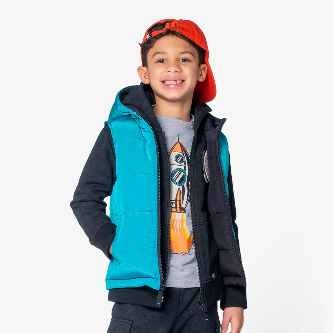 Boys Reversible Vest