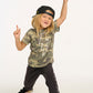 Boys SS Camo Bolt T-shirt