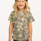 Boys SS Camo Bolt T-shirt