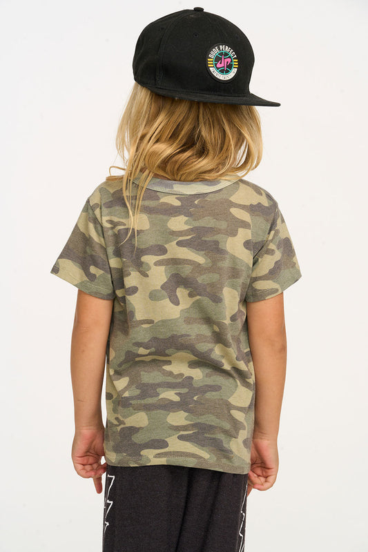 Boys SS Camo Bolt T-shirt