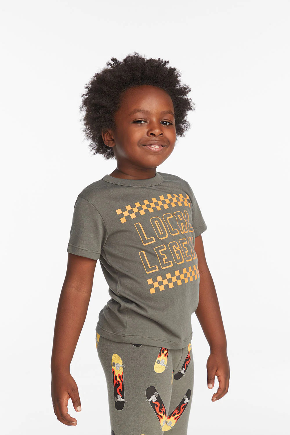 Boys Legend Checkerboard Tee