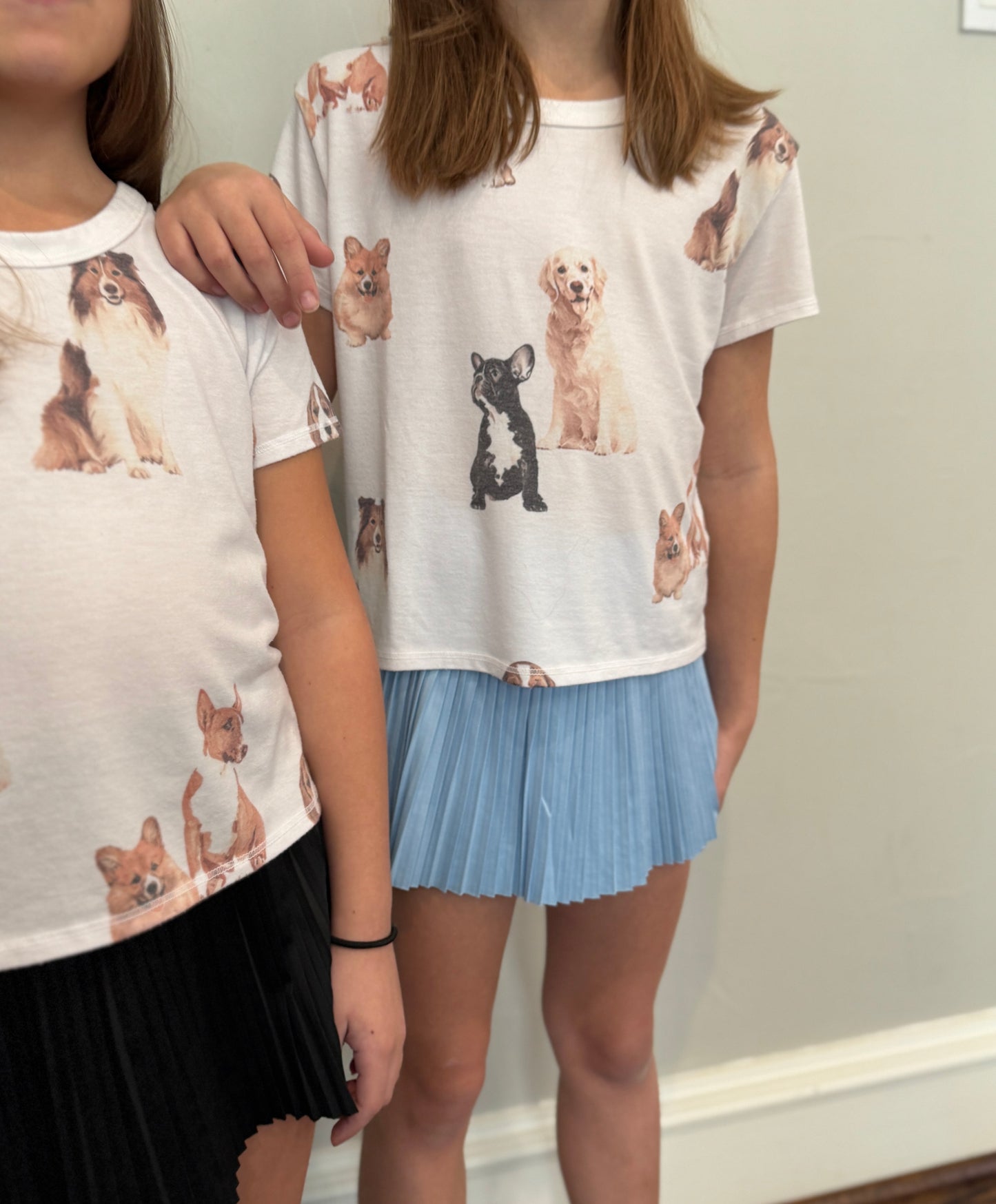 Girls Puppy Love Boxy Tee 🐾💖