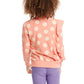 Girls Long Sleeve Smiley Ruffle Top