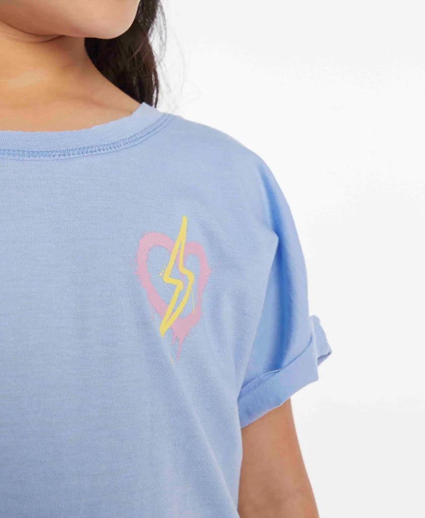 Girls Heart Bolt Tee