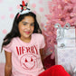 Girls Merry Knotted Tee