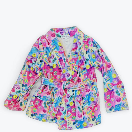 Girls Peace & Love Plush Robe