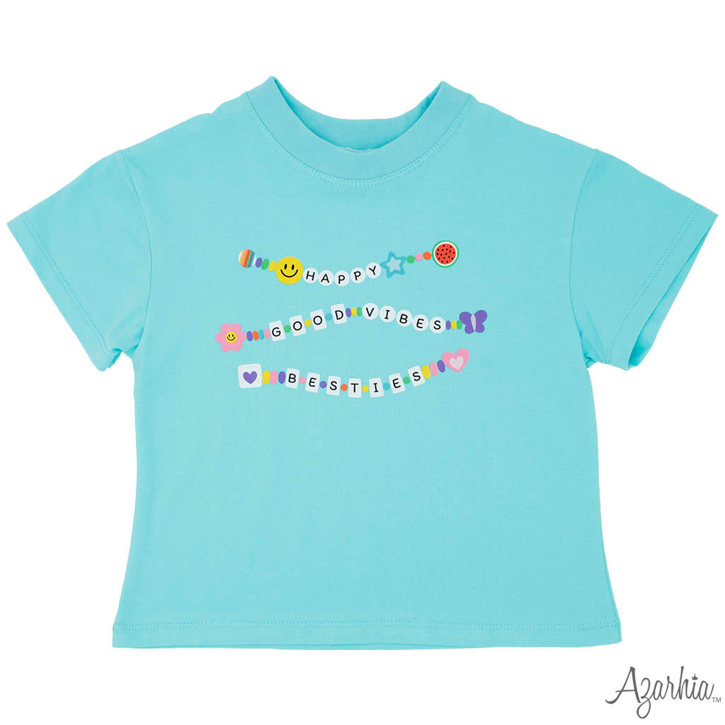 Girls Friendship Bracelet Boxy Tee