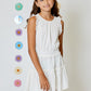 Girls White Embroidered Dress