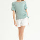 Girls Side Ruched Top