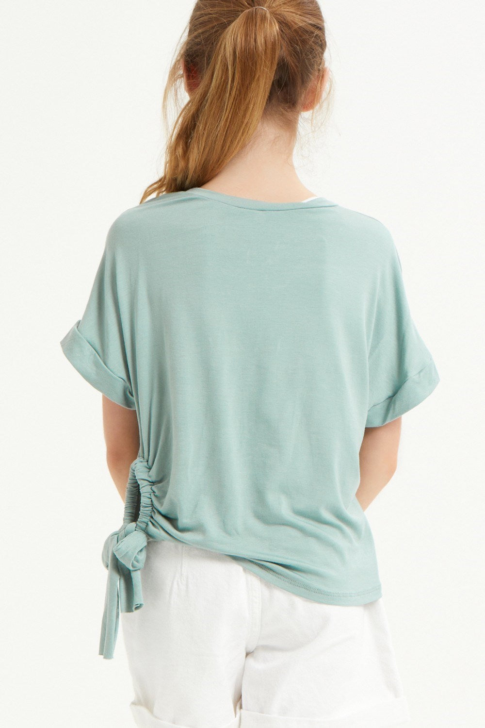 Girls Side Ruched Top