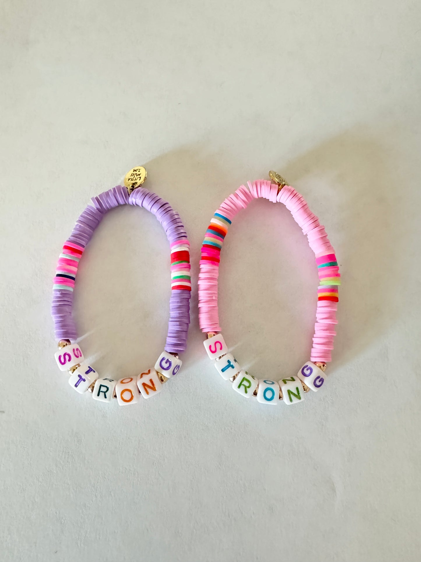 Positive Affirmations Clay Bracelets