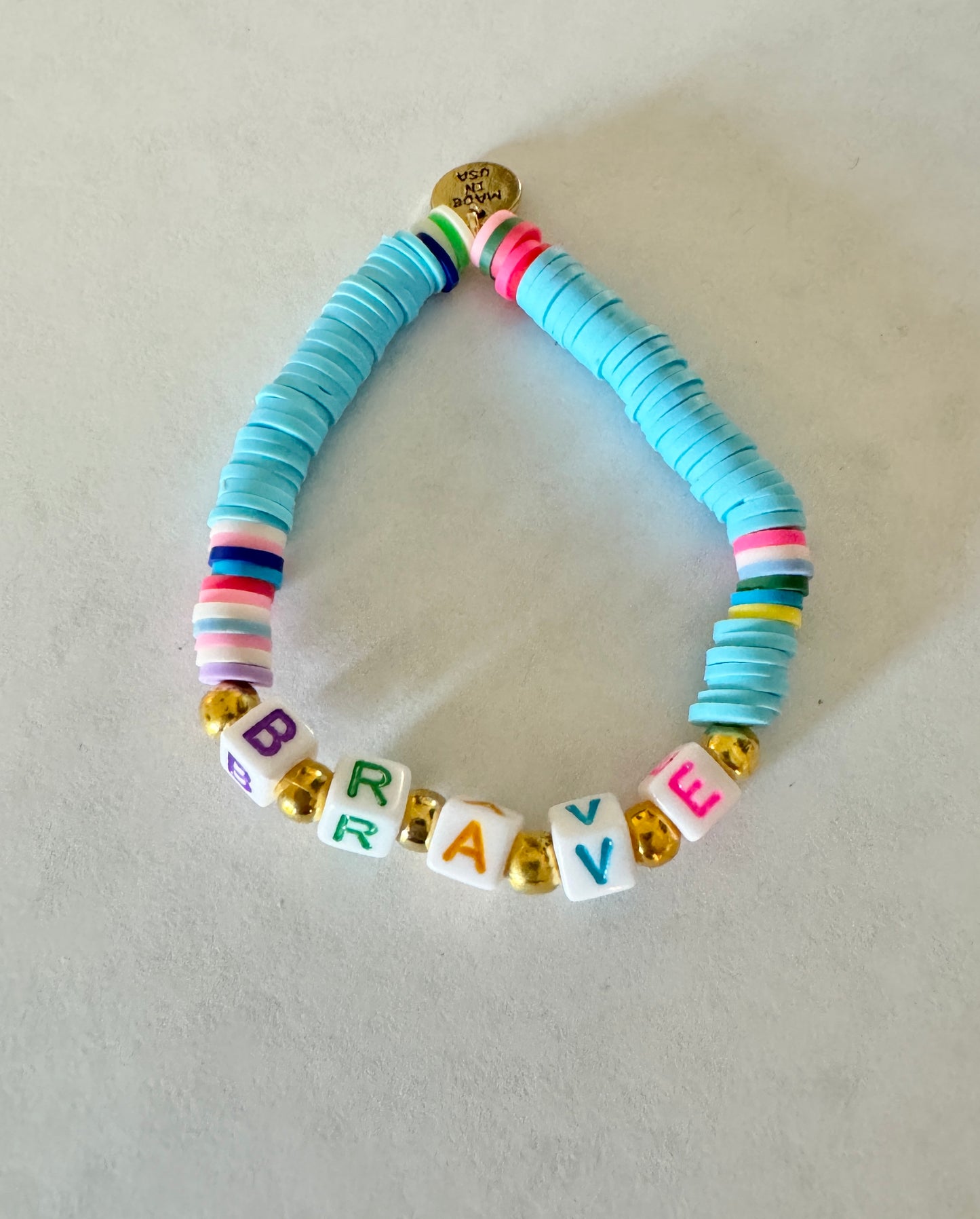 Positive Affirmations Clay Bracelets