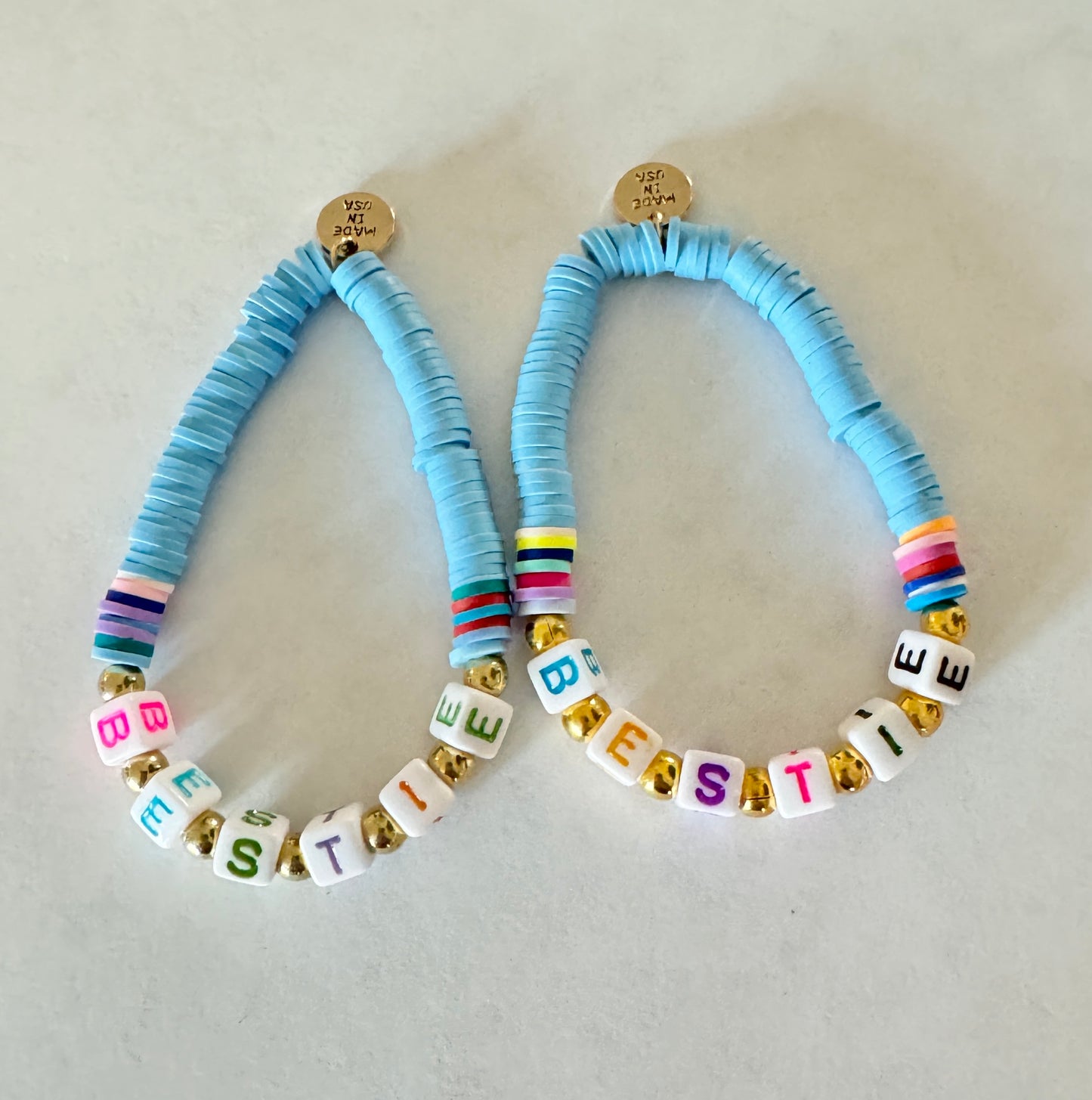 Positive Affirmations Clay Bracelets