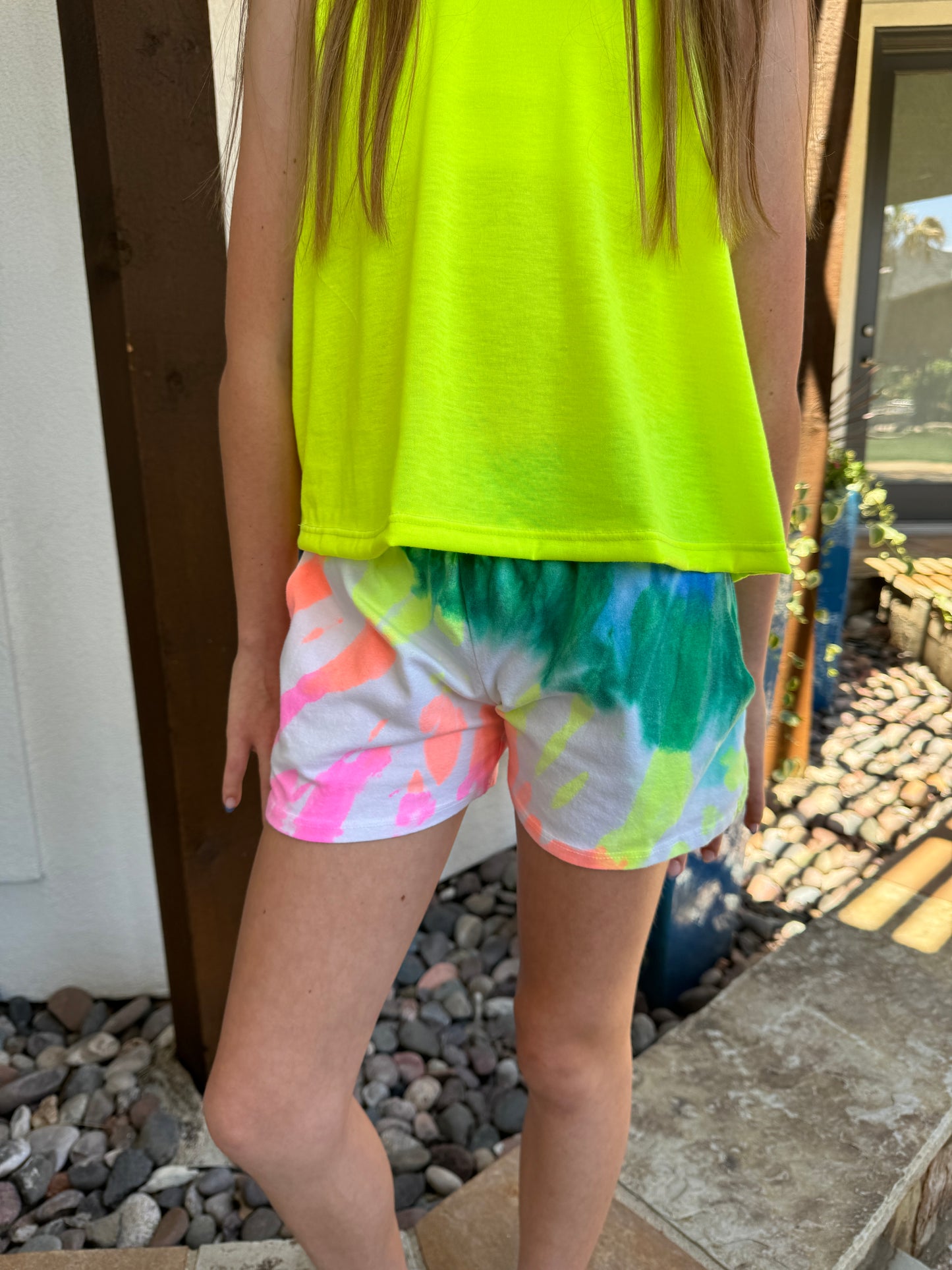 Girls Tie Dye Play Shorts