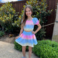 Girls Ombre Tie Dyed Skirts