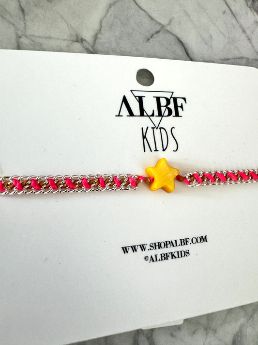 Pulsera con dijes trenzados Twinkle Toes