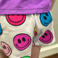 Girls Smiley Lounge Shorts