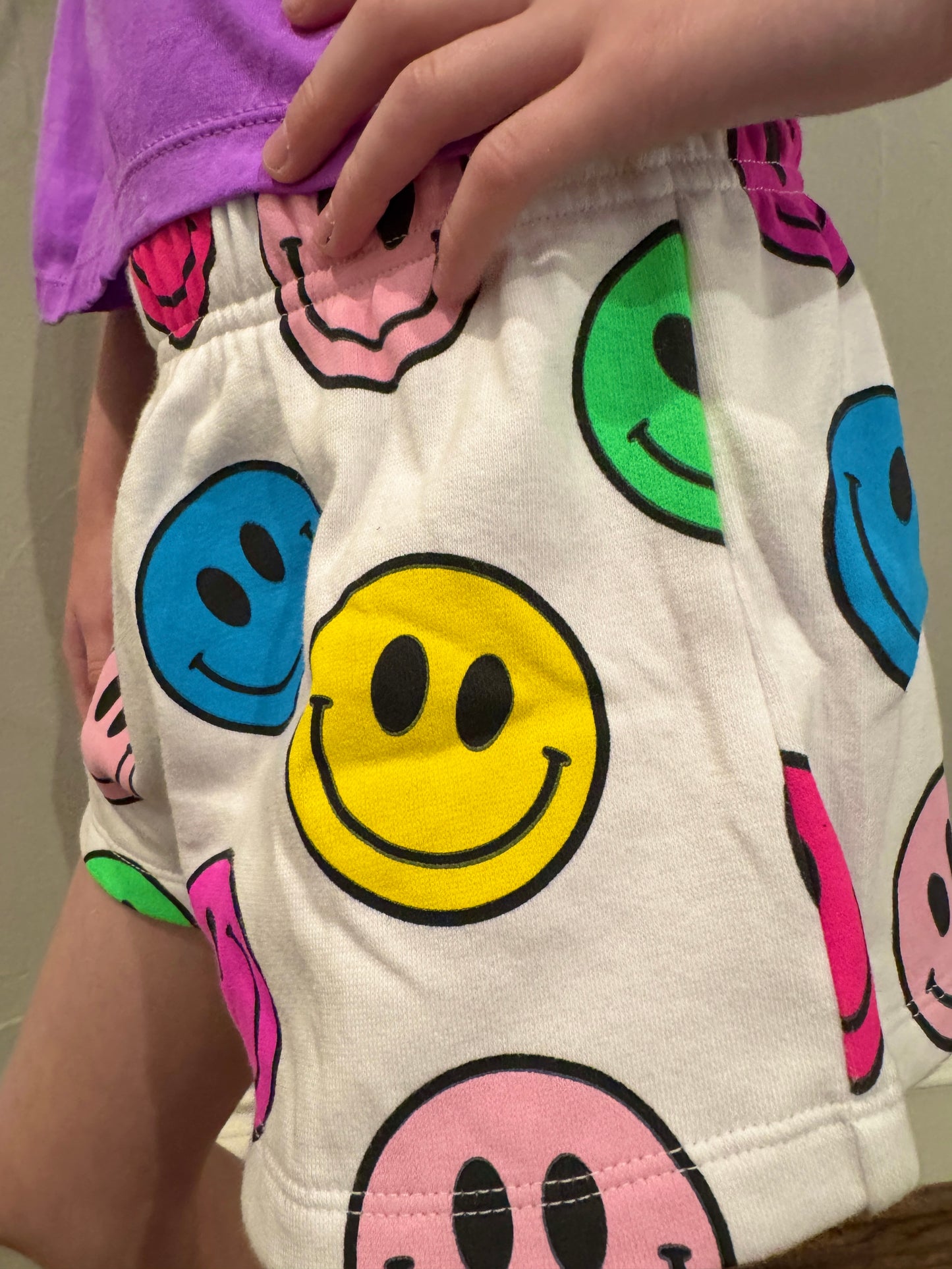 Girls Smiley Lounge Shorts