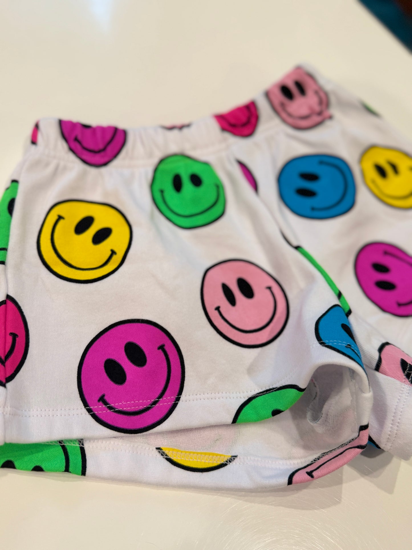 Girls Smiley Lounge Shorts