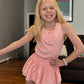 Girls Pink Dance Romper