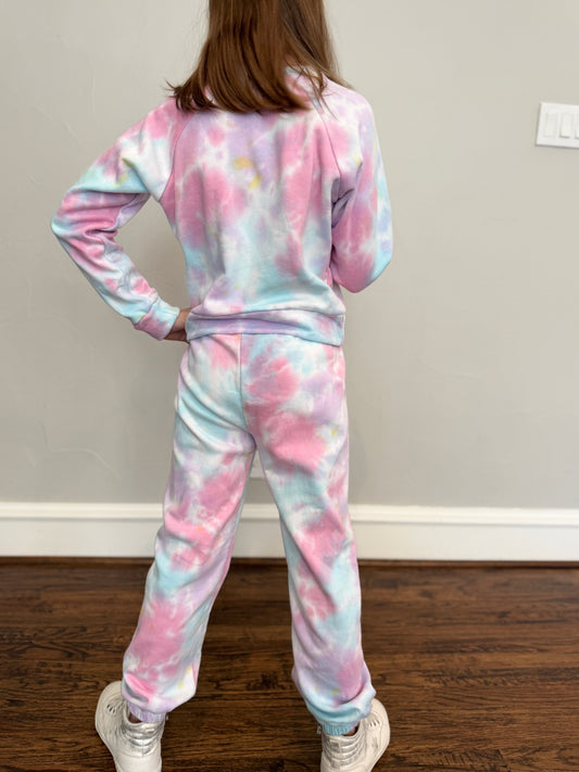 Girls  Pastel Tie-Dye Joggers