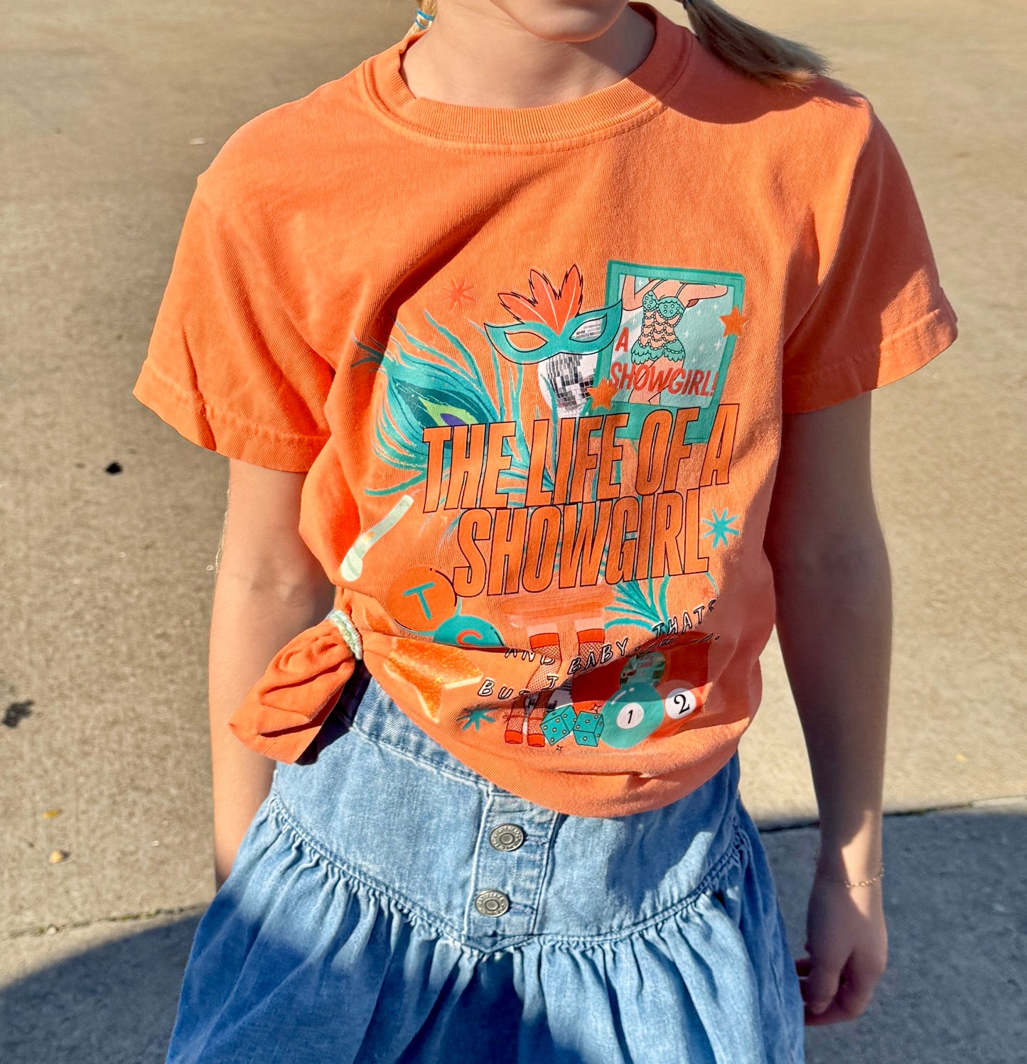 Girls Showgirl Short Sleeve Tee