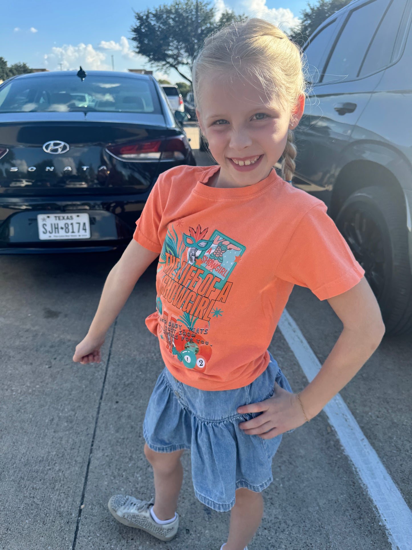 Girls Showgirl Short Sleeve Tee