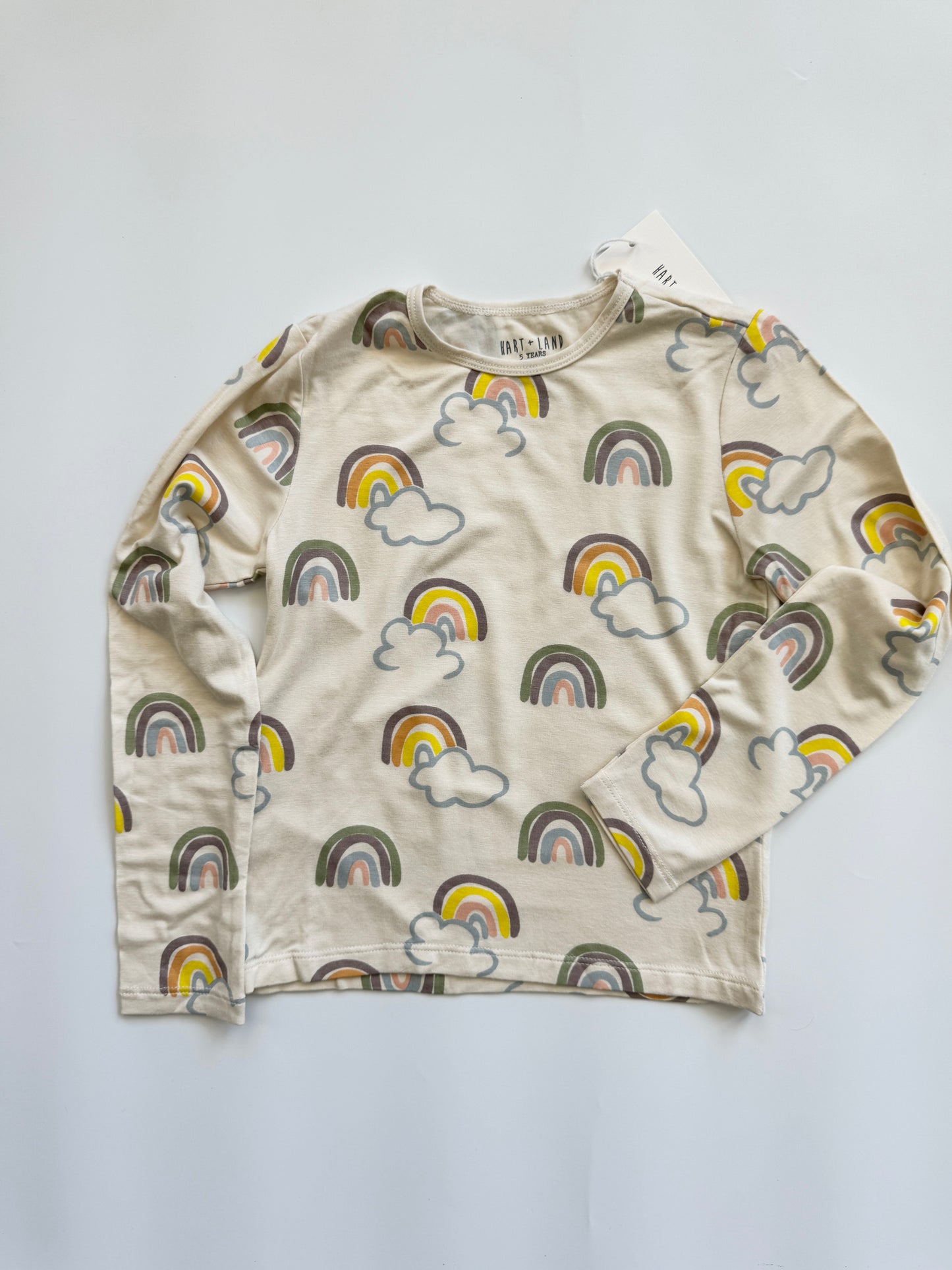 Resale Girls Fitted Rainbow Tee