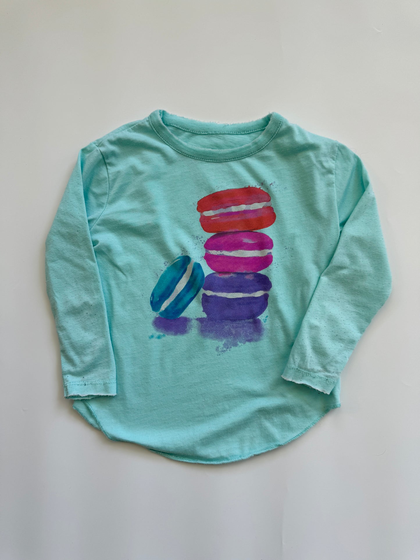 Resale Camiseta Macaron de manga larga para niñas