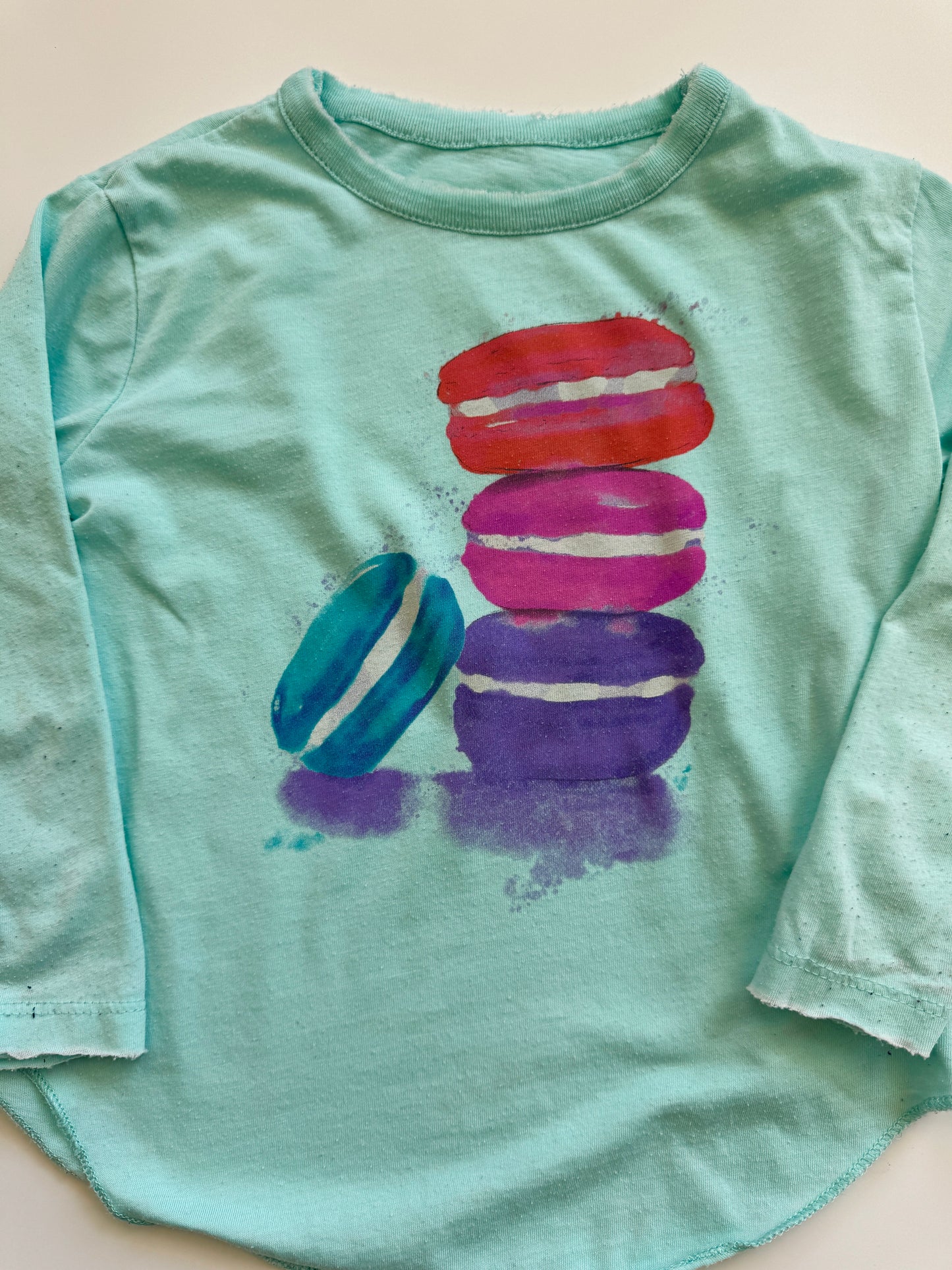 Resale Girls Long Sleeve Macaron Tee