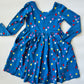 Resale Girls Long Sleeve Hearts Dress