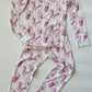 Resale Girls Long Sleeve Ballet Pajama Set