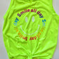 Camiseta sin mangas verde para niñas Smile All Day