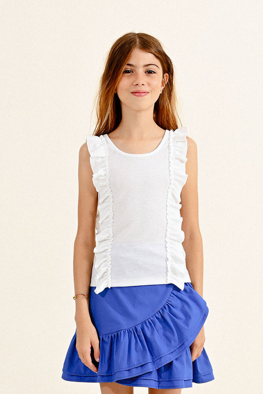 Girls Ruffle Tank Top