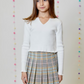 Girls Pleated Plaid Skort