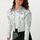 Girls Mia New York Silver Pleather Jacket 🔥