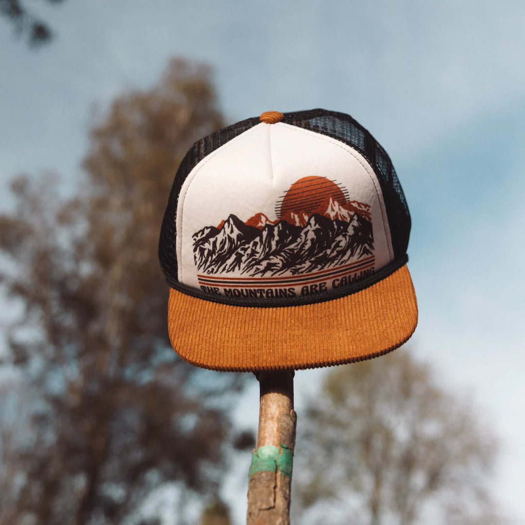 Mountains Calling Trucker Hat