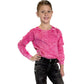 Girls Pink Washed Out Sweatshirt