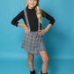 Girls Long Sleeve Skort Set