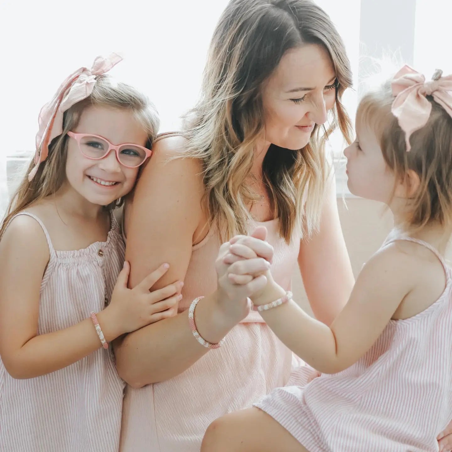 Mommy & Me Blush Bracelet Set