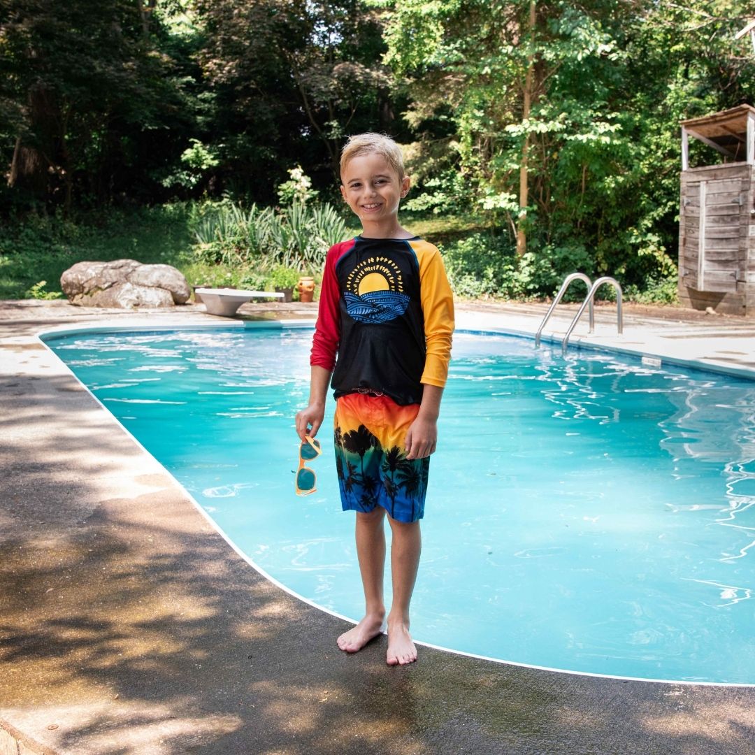 Boys Long Sleeve Rash Guard